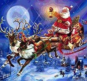 کرسمس فادر یعنی سانتا کلاز 24 دسمبر کی شام سے تحائف بانٹنے کے لیے بچوں والے گھروں میں دستک دیتے ہیں