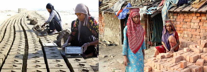 یوم مئی محنت کش پاکستانی خواتین گرمی اور موسم کی شدت سے بے نیاز اپنی مزدوری میں لگی ہوئی ہیں