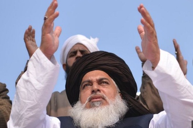  تحریک لبیک پاکستان کے سربراہ علامہ خادم حسین رضوی